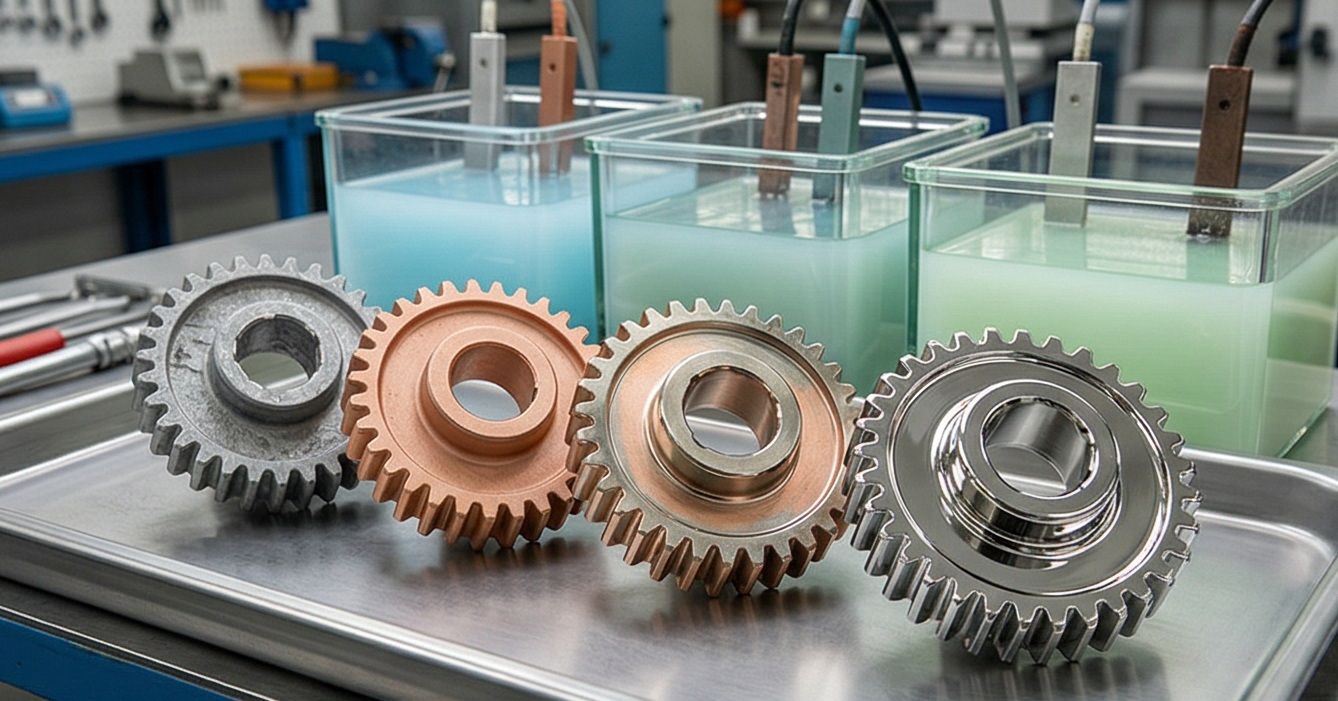 เริ่มชุบซิงค์ไดคาสท์จนถึงนิกเกิล