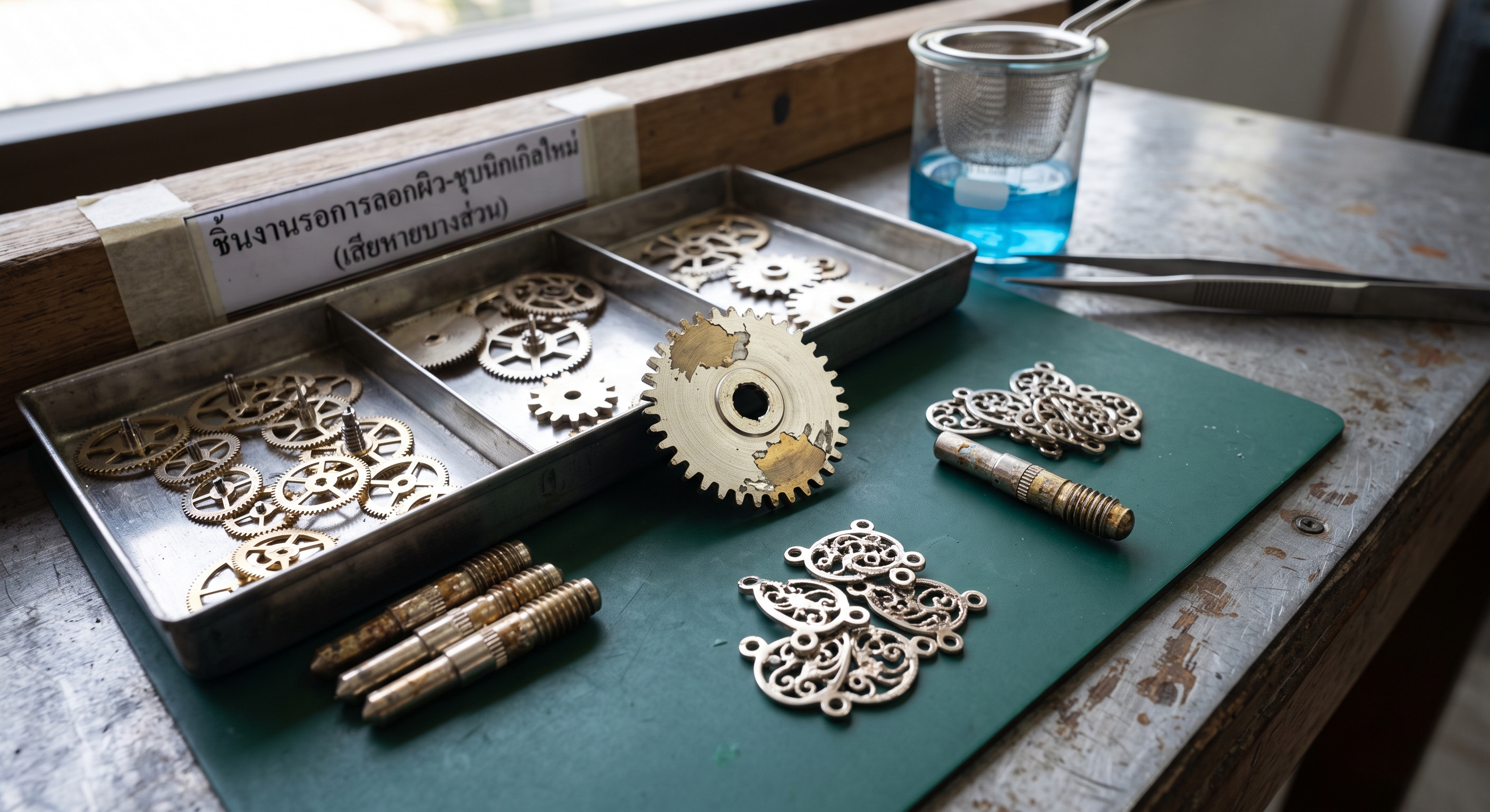 Nickel stripper for copper and brass